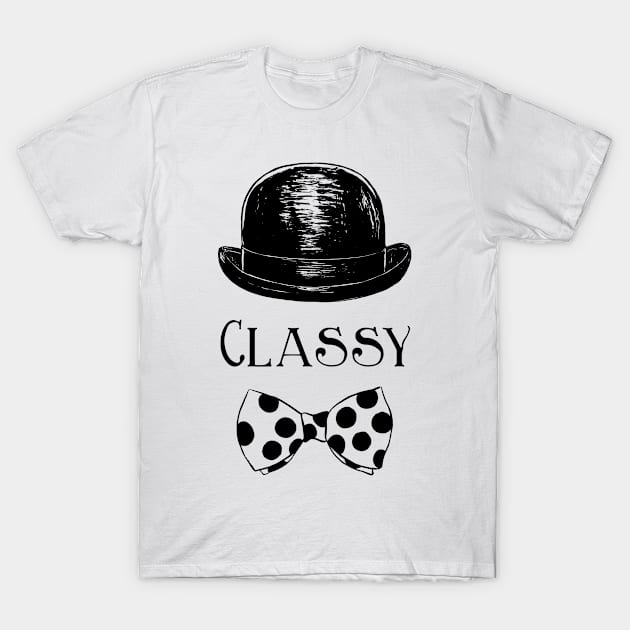 Classy Gentleman T-Shirt by InspiredQuotes